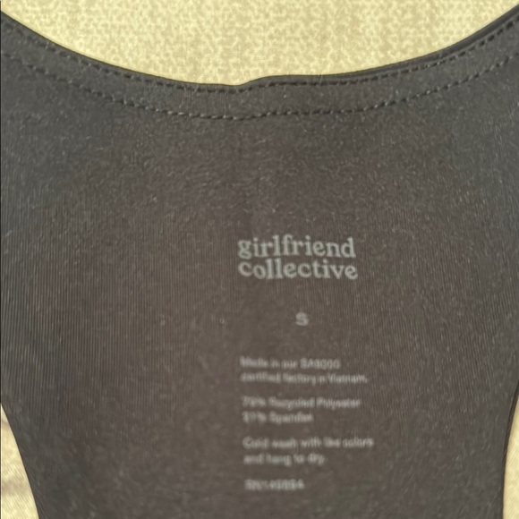 REVOLVE Girlfriend Collective Black High-Waisted Athletic Shorts and Bra Set NWT - Picture 2 of 7